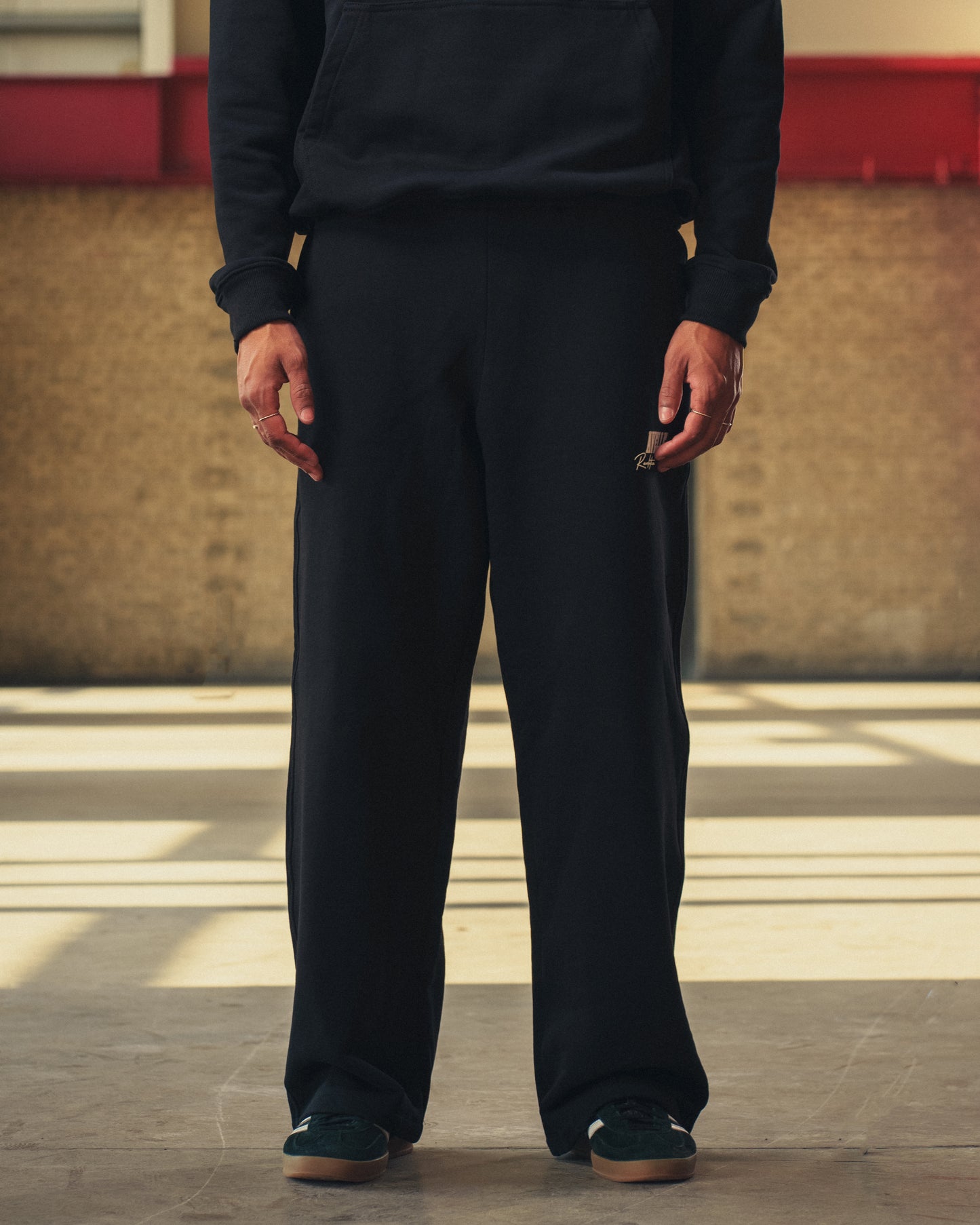 Heavyweight Baggy Sweatpant in black