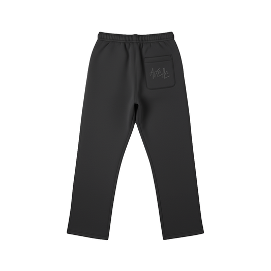 Heavy Fleece Relaxed Sweatpants In Grey