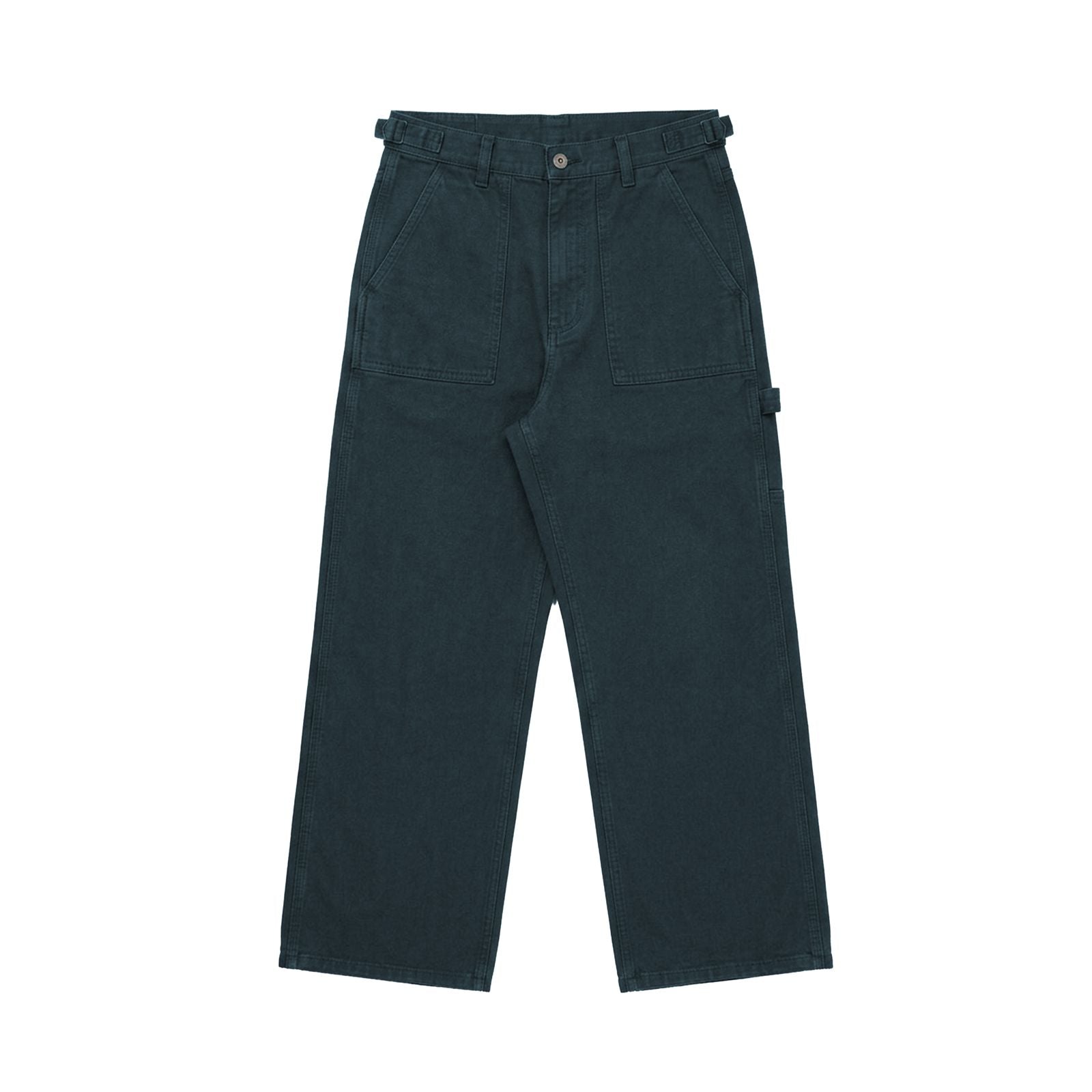 Washed Carpenter Pants In Grey