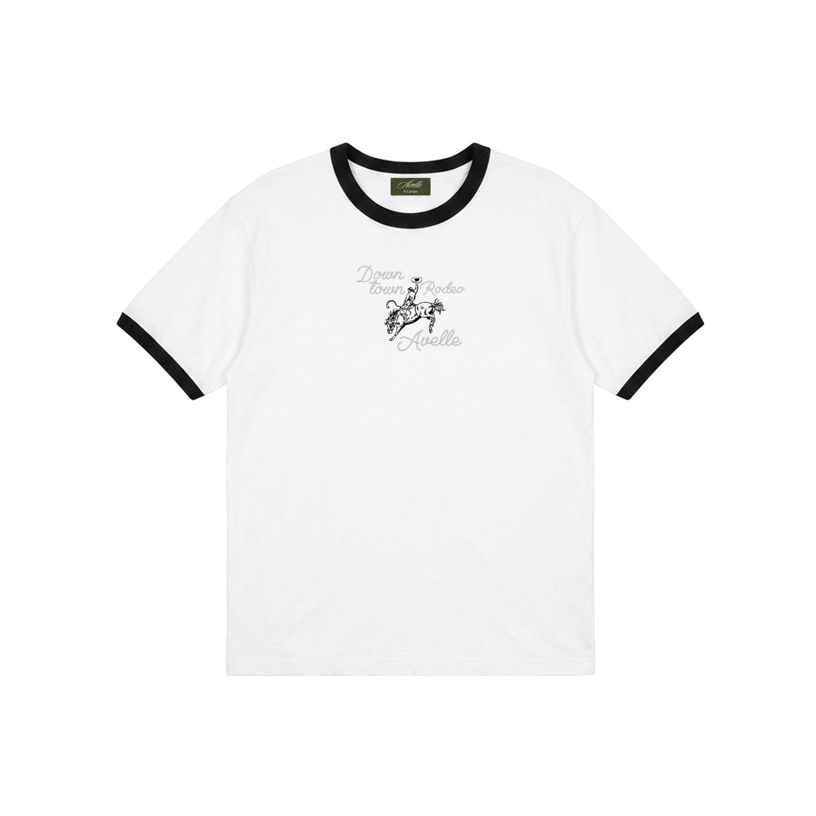 Rodeo Ringer Tee In White