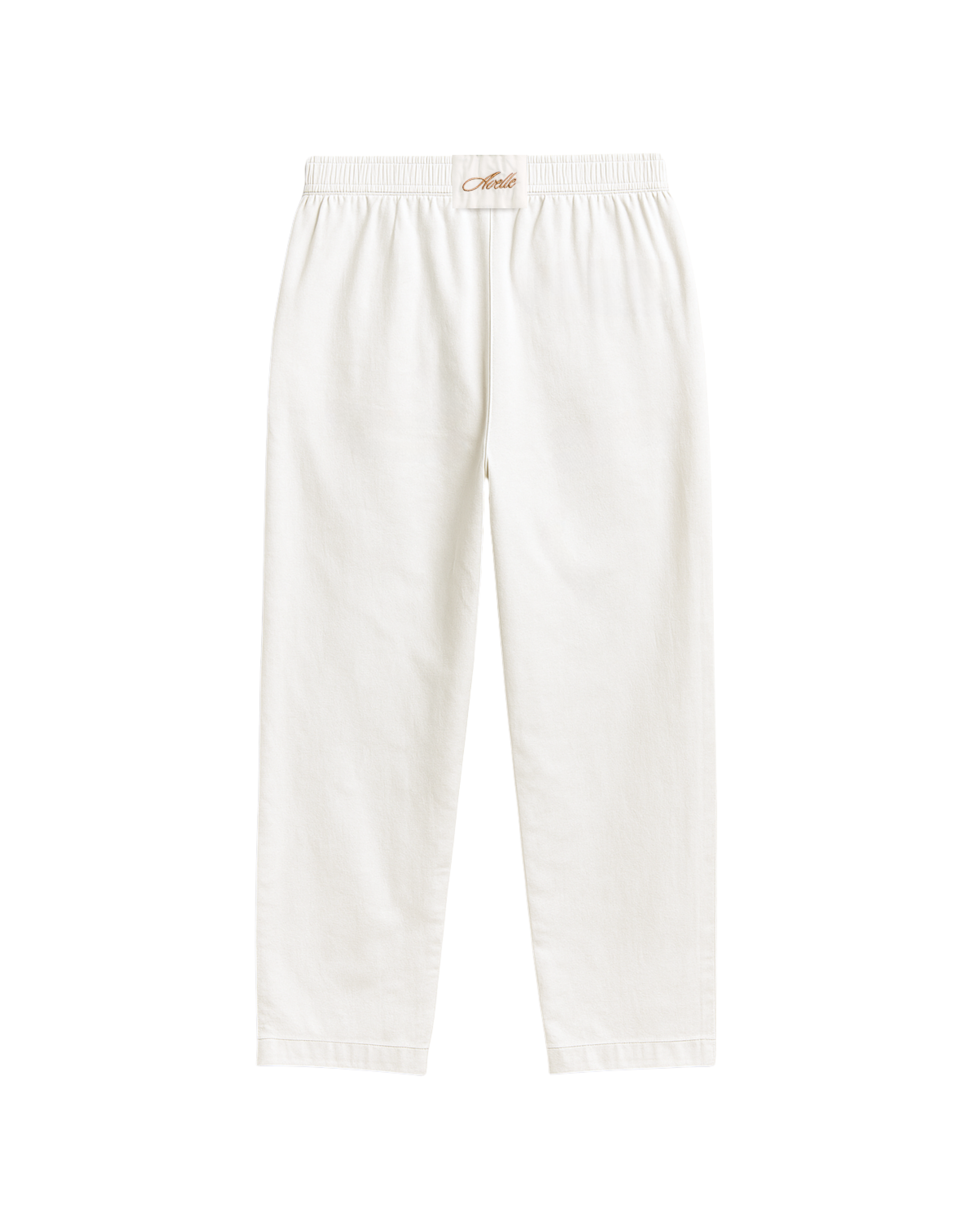 Relaxed Fit Summer Pants in White