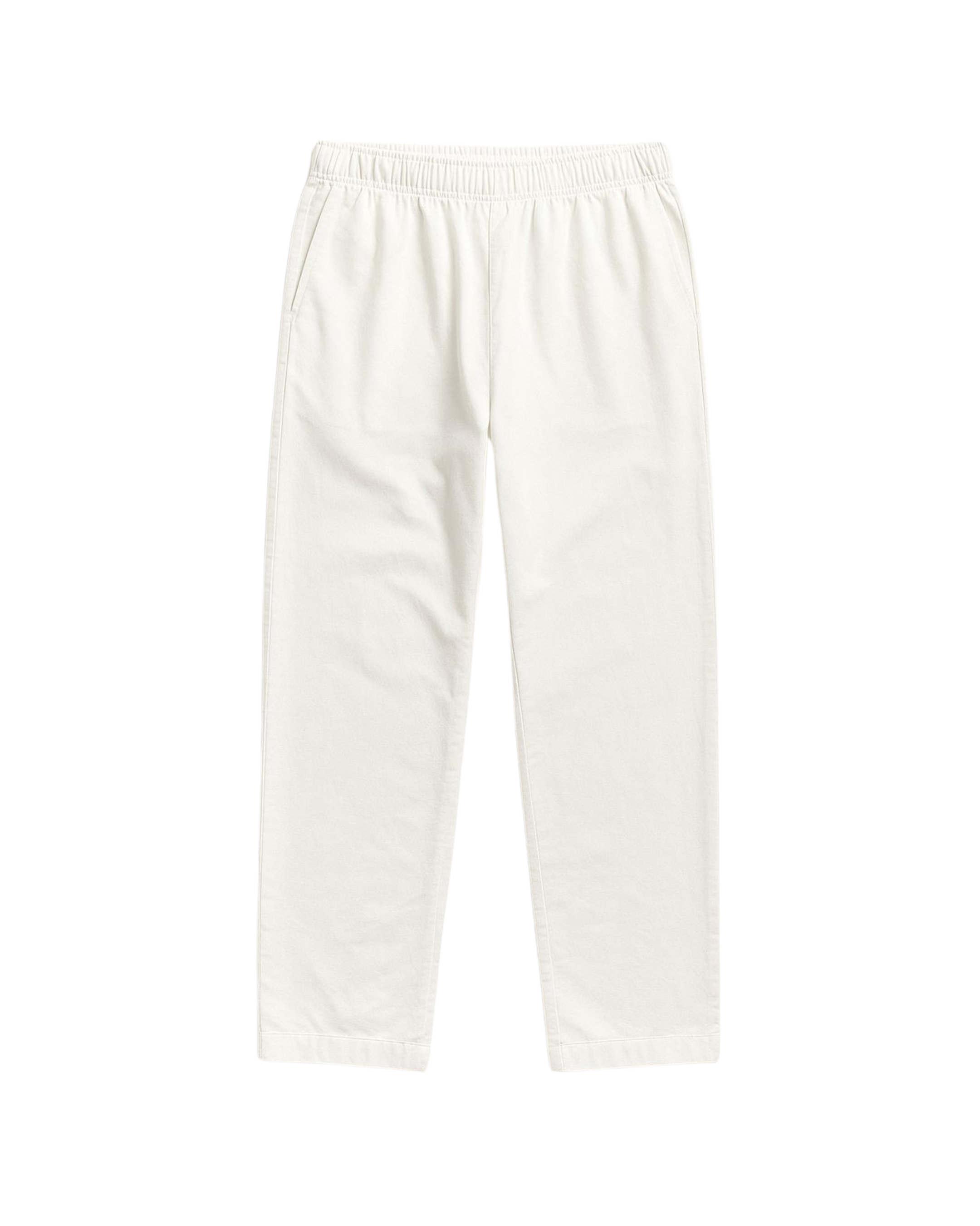 Relaxed Fit Summer Pants in White