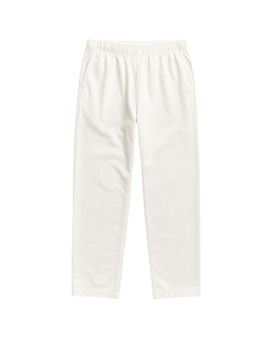 Relaxed Fit Summer Pants in White