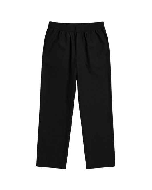 Relaxed Fit Summer Pants in Black