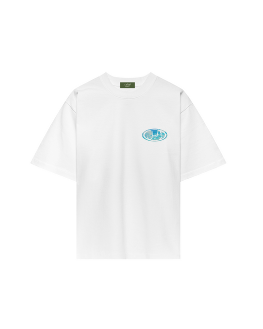 Logo Stamp Tee in White