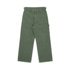 Washed Carpenter Pants In Olive