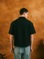 Jersey Polo in Black