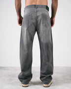 Washed Baggy Denim In Grey