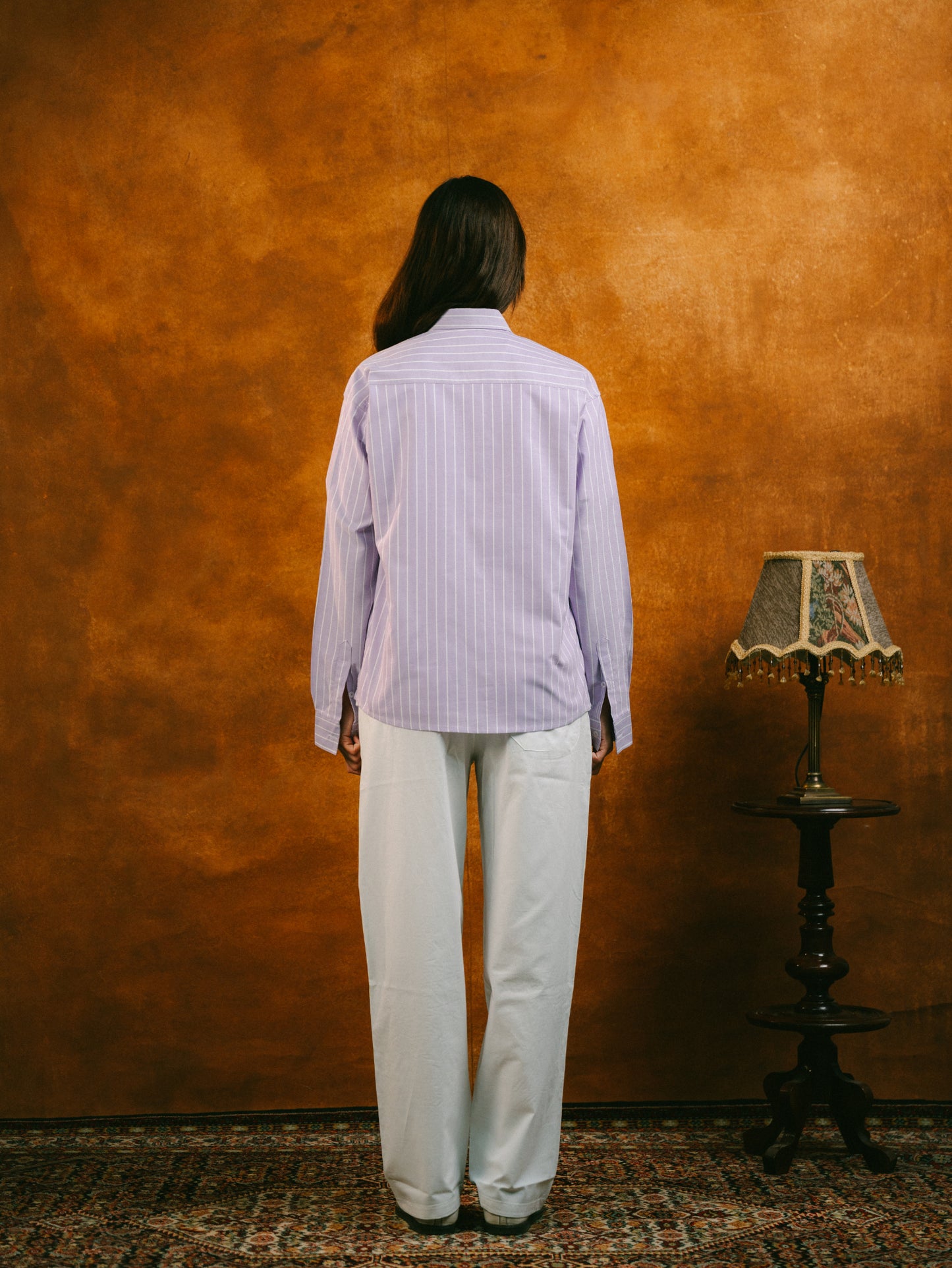 Purple Striped Shirt