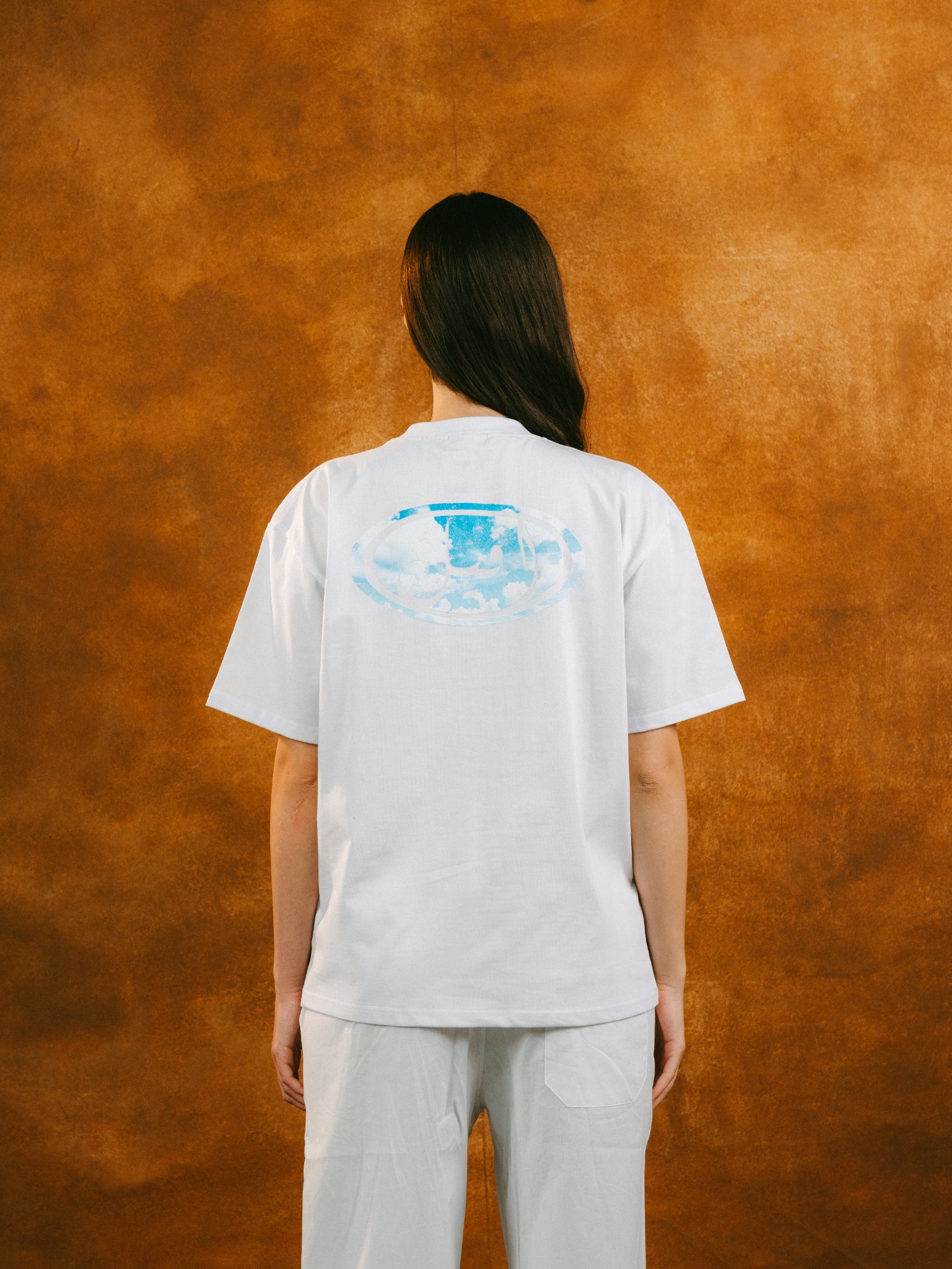 Logo Stamp Tee in White