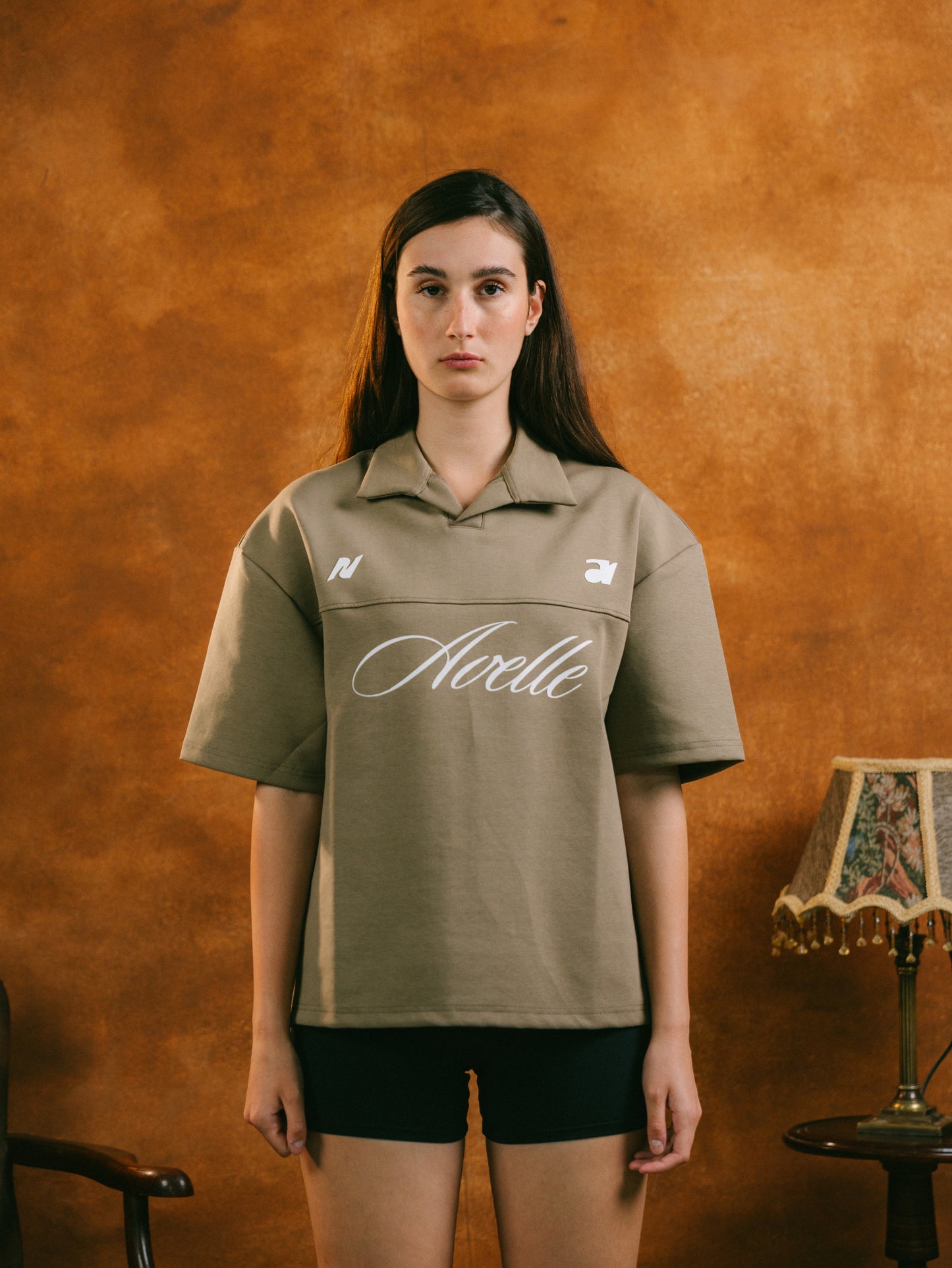 Jersey Polo in Olive