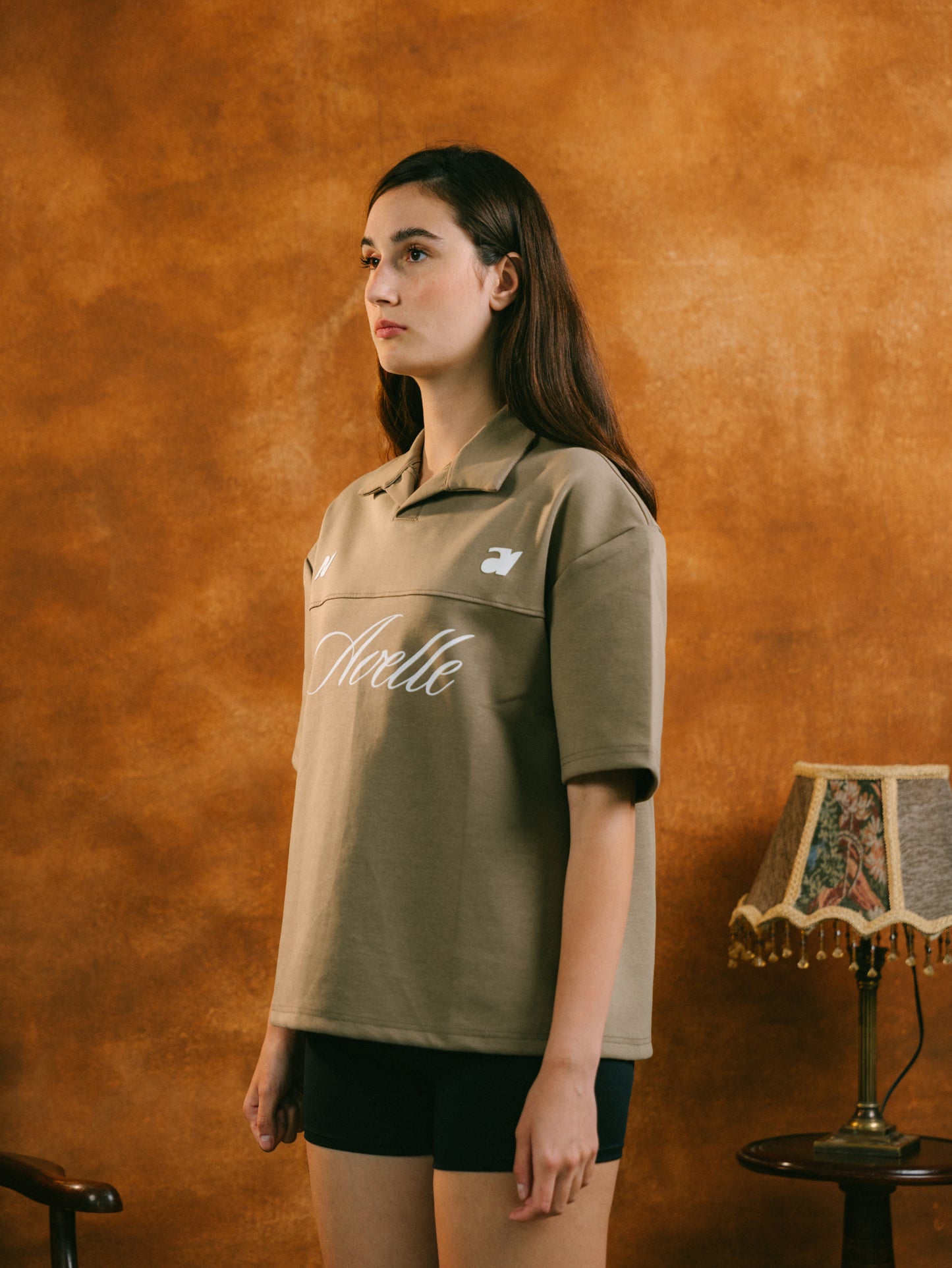 Jersey Polo in Olive