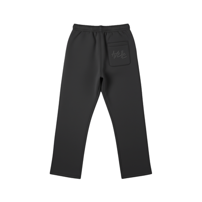 Heavy Fleece Relaxed Sweatpants In Grey