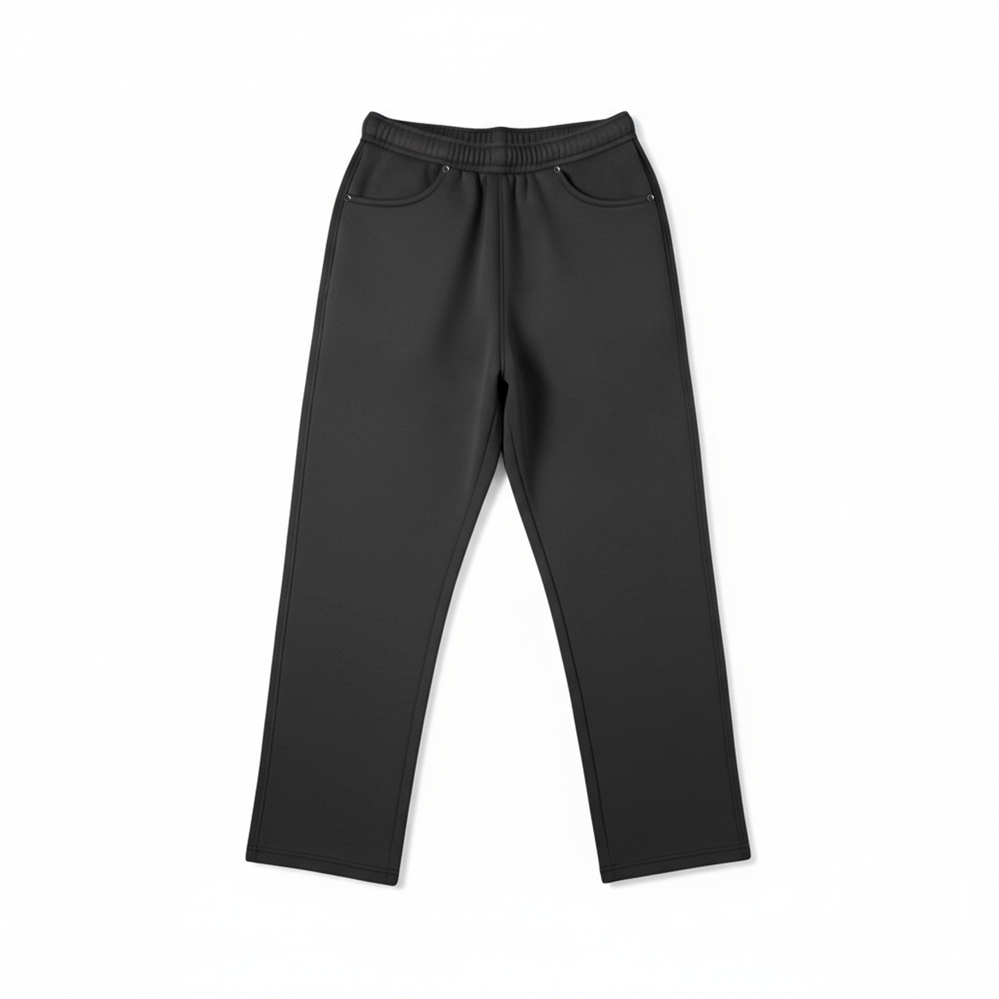 Heavy Fleece Relaxed Sweatpants In Grey