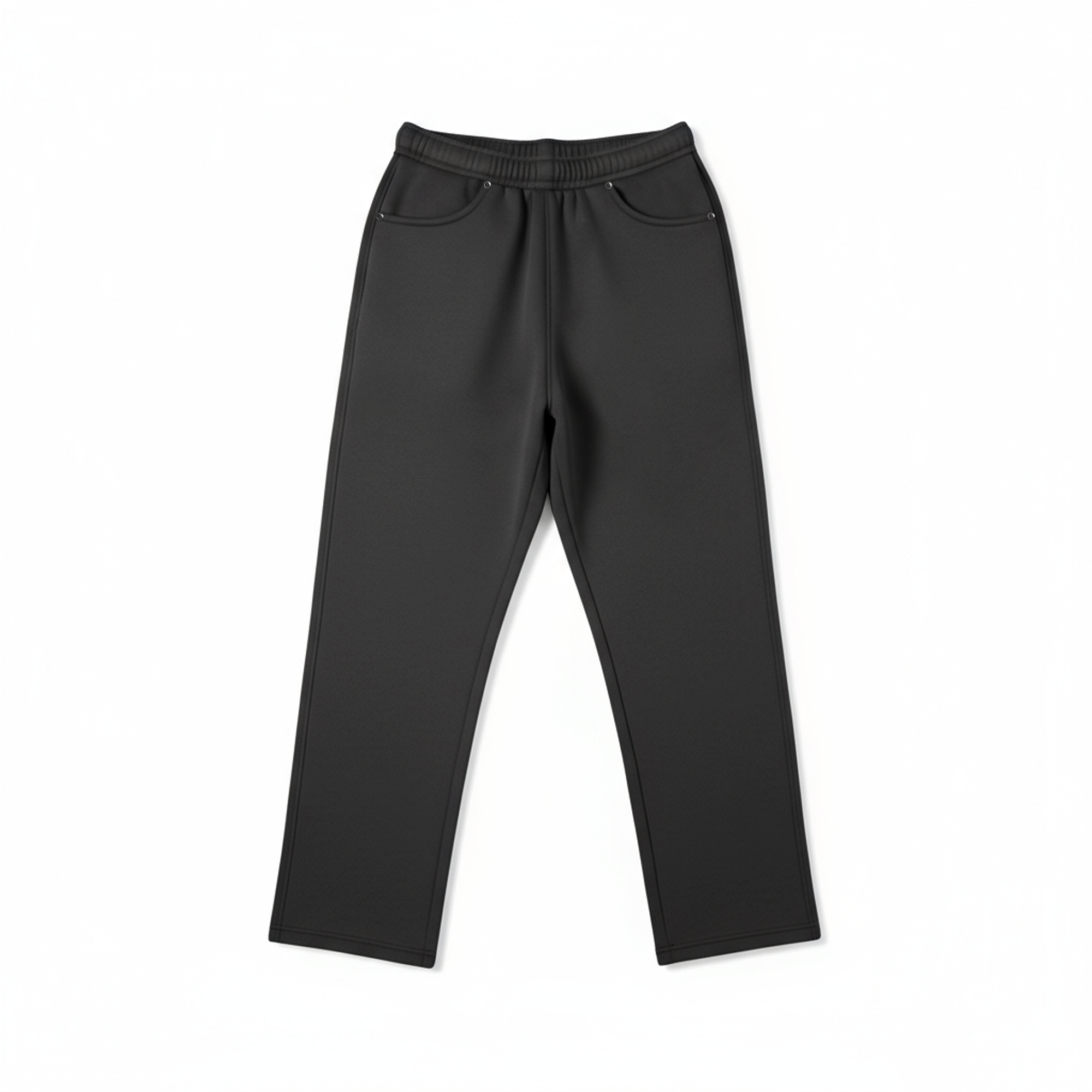 Heavy Fleece Relaxed Sweatpants In Grey