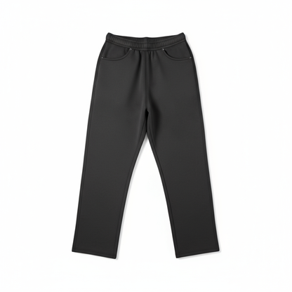 Heavy Fleece Relaxed Sweatpants In Grey