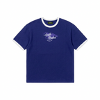 Rodeo Ringer Tee In Navy Blue