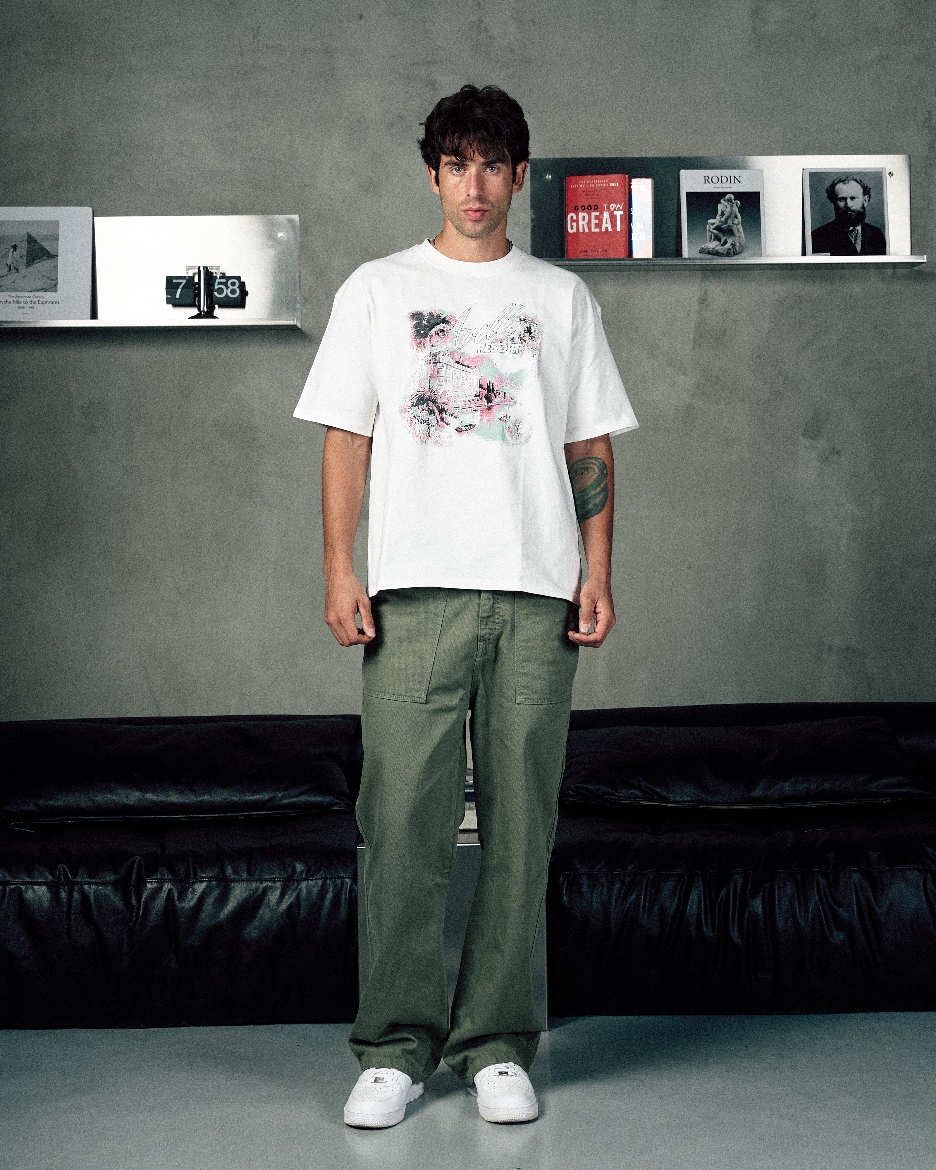 ‘Avelle Resort’ Graphic Printed Tee.
