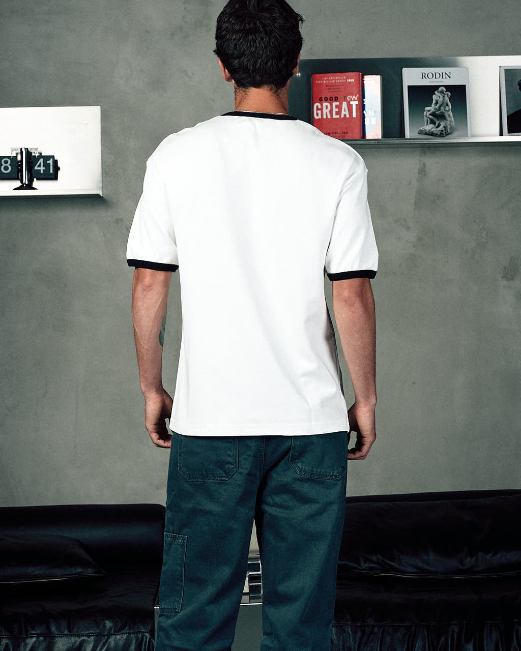 Rodeo Ringer Tee In White