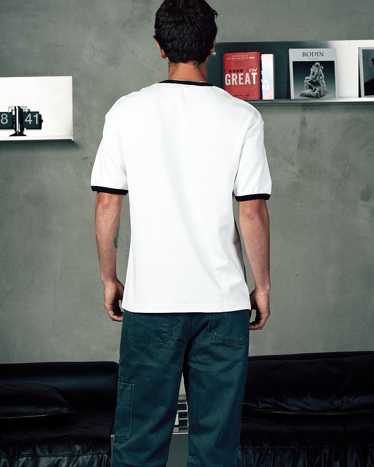 Rodeo Ringer Tee In White