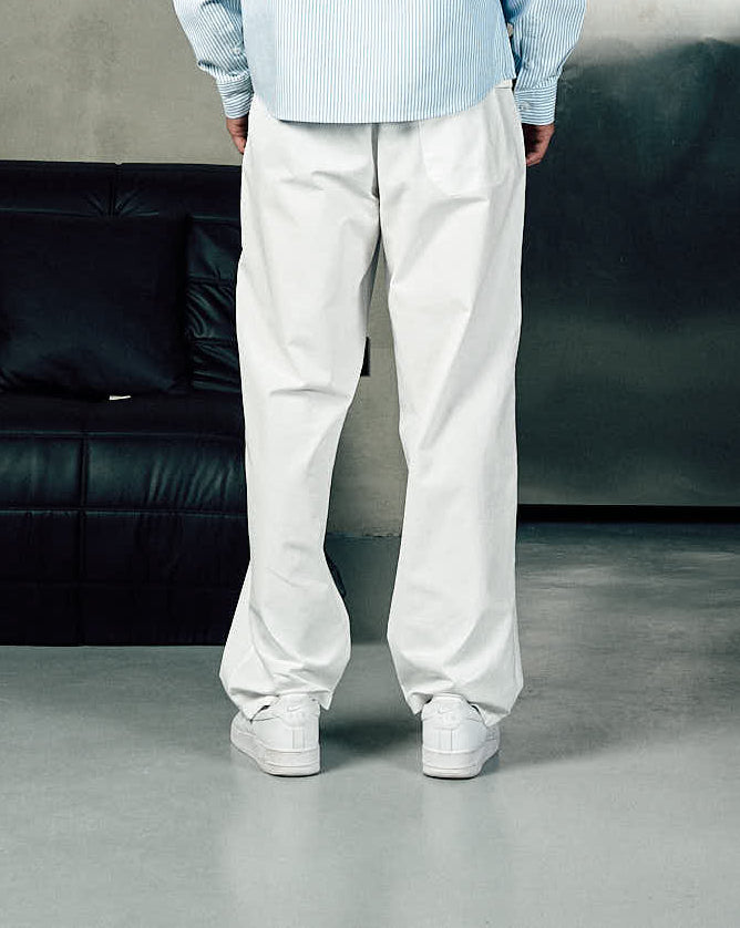 Relaxed Fit Summer Pants in White