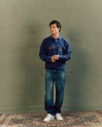 LTD Washed Polo In Navy Blue
