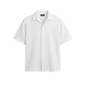 Jacquard Summer Shirt In White