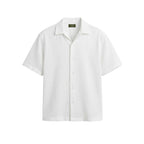 Jacquard Summer Shirt In White