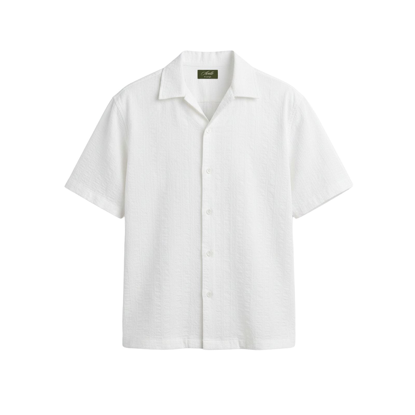 Jacquard Summer Shirt In White
