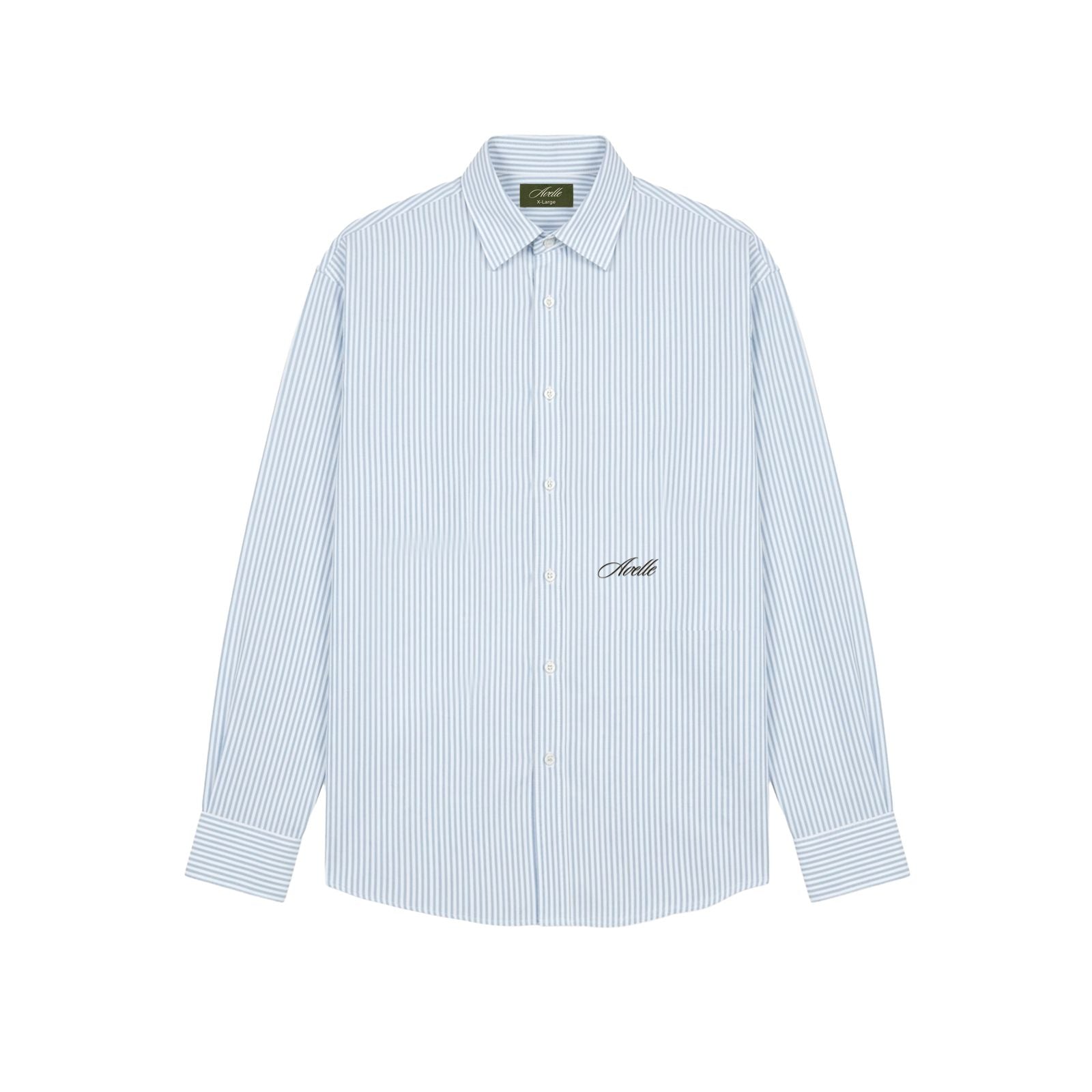 Light Blue Striped Shirt