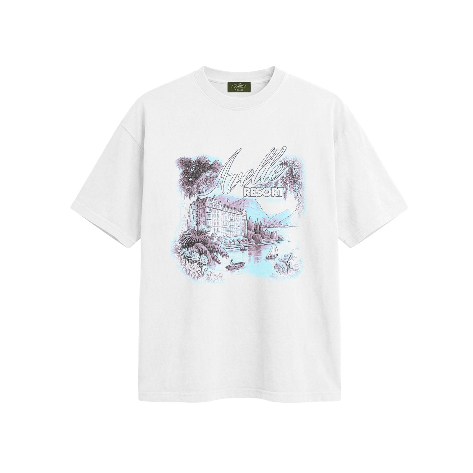 ‘Avelle Resort’ Graphic Printed Tee.