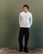 ‘Avelle Studios’ Graphic Printed Long Sleeve Tee In Off White